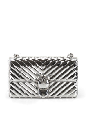 Pinko: borse a spalla - Borsa Love Quilting in vernice