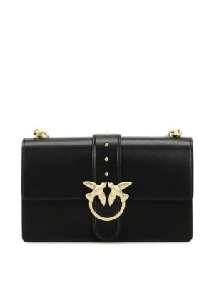 Pinko: borse a spalla - Borsa Love Simply in pelle liscia