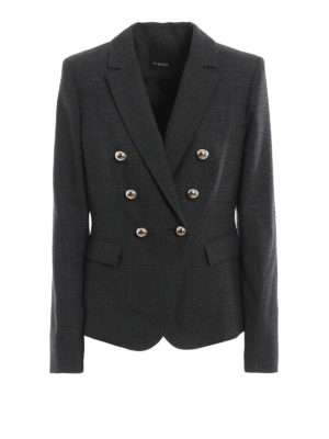 Pinko: giacche sartoriali - Giacca doppiopetto Grondaia in lana