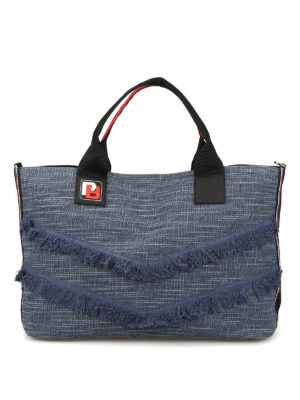 Pinko: shopper - Shopper Chimera in tessuto denim