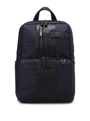 PIQUADRO: backpacks - Water resistant fabric backpack