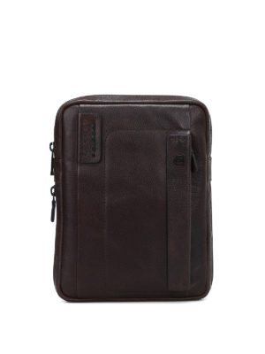 PIQUADRO: borse a tracolla - Borsa a tracolla porta iPad marrone