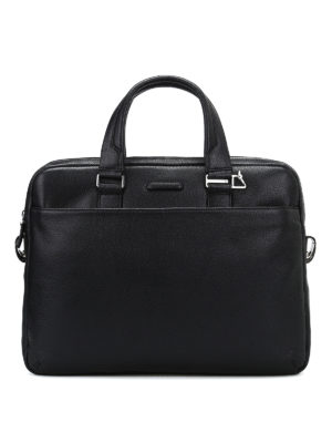 PIQUADRO: borse da ufficio - Borsa da ufficio in pelle a grana