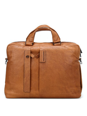 PIQUADRO: borse da ufficio - Cartella in pelle di vitello