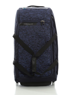 PIQUADRO: Borse da viaggio - Borsone blu Coleos Active con ruote