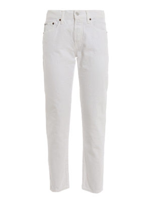 POLO RALPH LAUREN: Boyfriend - The Avery white boyfriend jeans