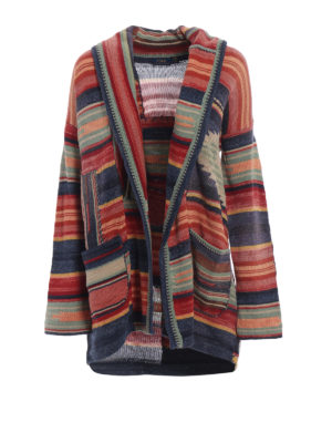 POLO RALPH LAUREN: cardigan - Cardigan in lino cotone e seta multicolore