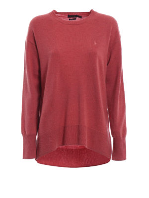 POLO RALPH LAUREN: maglia collo rotondo - Maglione oversize in lana merino melange