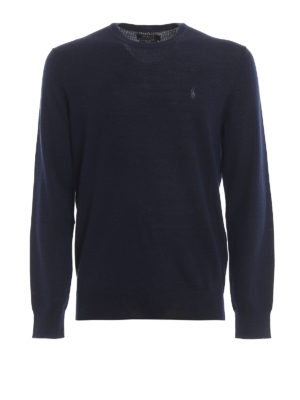 POLO RALPH LAUREN: crew necks - Merino wool crew neck sweater