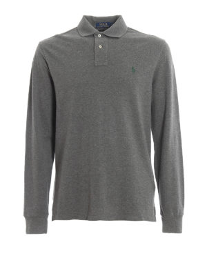 POLO RALPH LAUREN: polo shirts - Long sleeve cotton polo