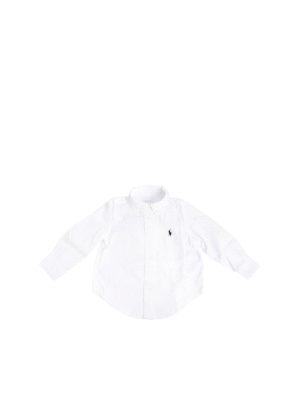 POLO RALPH LAUREN: shirts - Oxford button-down shirt in white