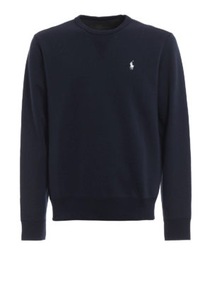 POLO RALPH LAUREN: Felpe e maglie - Felpa in misto cotone blu scuro