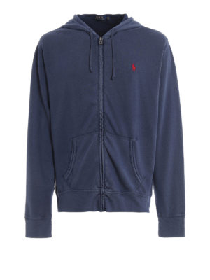 POLO RALPH LAUREN: Felpe e maglie - Felpa con cappuccio e zip in cotone leggero