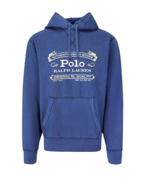 POLO RALPH LAUREN: Sweatshirts & Sweaters - Logo print hoodie