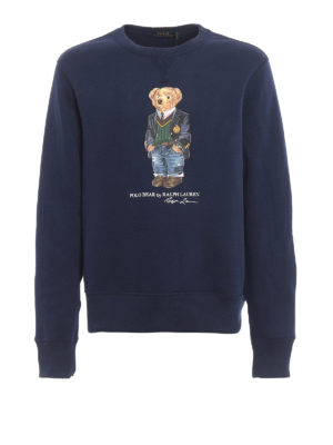 POLO RALPH LAUREN: Sweatshirts & Sweaters - Polo Bear fleece cotton sweater