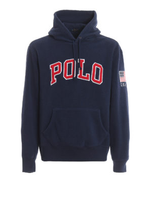 POLO RALPH LAUREN: Sweatshirts & Sweaters - Polo patch pile hoodie