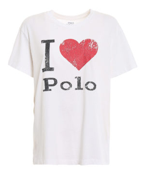 POLO RALPH LAUREN: t-shirts - Crackled print T-shirt