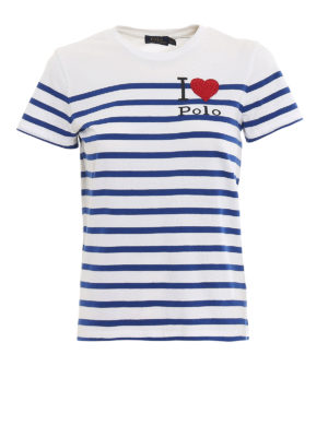 POLO RALPH LAUREN: t-shirts - I love Polo striped T-shirt