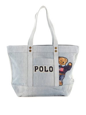 ralph lauren denim tote bag