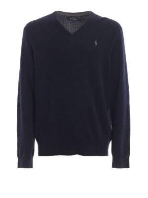 POLO RALPH LAUREN: v necks - Merino wool V neck sweater