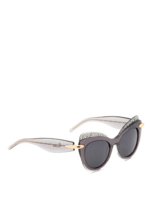 Pomellato: sunglasses - Exaggerated cat-eyes sunglasses