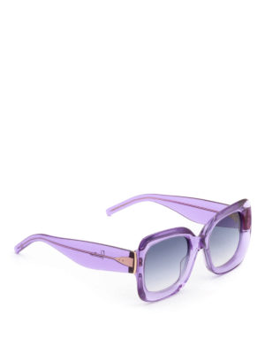Pomellato: sunglasses - Thick acetate square sunglasses