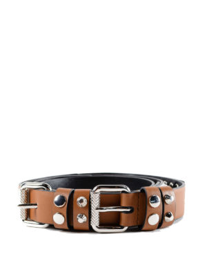 PRADA: cinture - Cintura color block con borchie