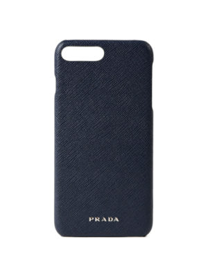 Prada: Cases & Covers - Saffiano blue iPhone 7 plus cover