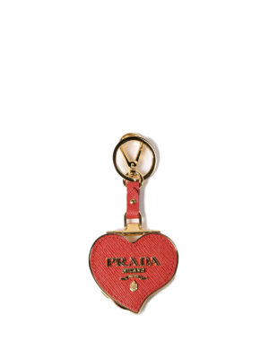 Prada: key holders - Heart-shaped key holder