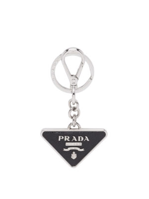 PRADA: portachiavi - Portachiavi in metallo con logo