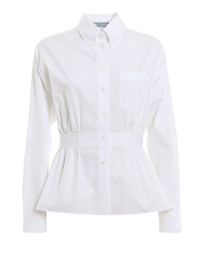 PRADA: Camisas - Camisa - Blanco