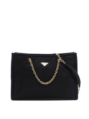 PRADA: totes bags - Black nylon tote