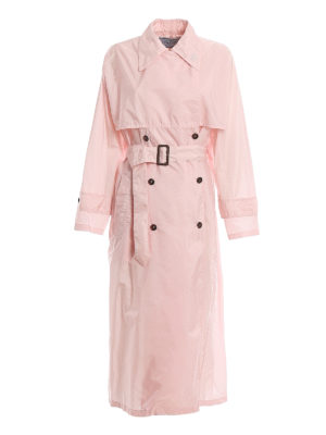 PRADA: Gabardinas - Gabardina - Rosado