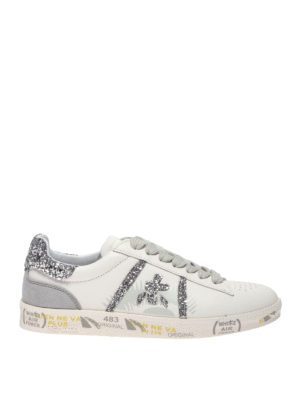 PREMIATA: sneakers - Sneaker Andy 3904 in pelle con glitter