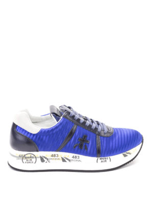 PREMIATA: sneakers - Sneaker Conny blu elettrico