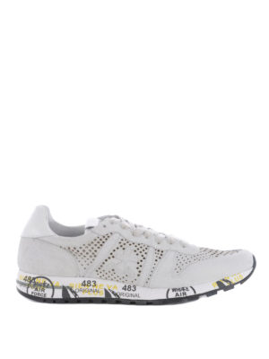 PREMIATA: sneakers - Sneaker Eric in camoscio traforato