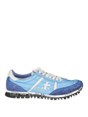 PREMIATA: sneakers - Sneaker Sean azzurre