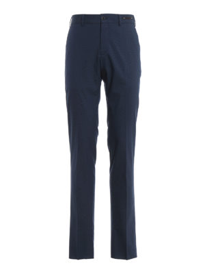 PT 01: pantaloni casual - Pantaloni Bound in cotone stretch fantasia