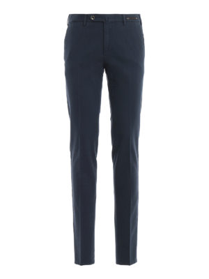 PT 01: pantaloni casual - Pantaloni chino jacquard super slim