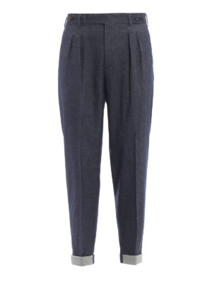 PT 01: pantaloni casual - Pantaloni Maestro in cotone e lino