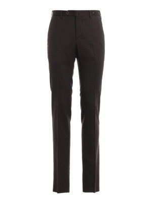 PT 01: Pantaloni sartoriali - Pantaloni super slim in misto lana stretch