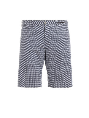 PT 01: pantaloni shorts - Bermuda fantasia Torino in cotone