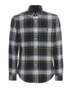 RALPH LAUREN: camicie - Camicia slim collo b/d in cotone scozzese