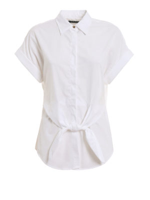 RALPH LAUREN: camicie - Camicia con fiocco in popeline bianco
