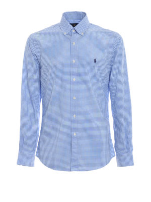 RALPH LAUREN: camicie - Camicia b/d in cotone a quadretti