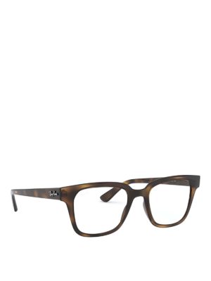 RAY-BAN: Glasses - RX4323V squared nylon eyeglasses