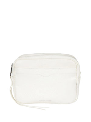 REBECCA MINKOFF: borse a tracolla - Borsa in pelle stampa pitone bianca