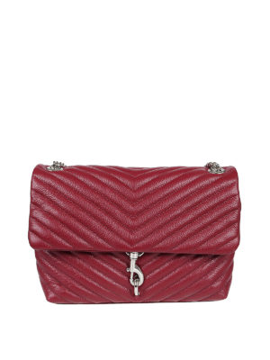 REBECCA MINKOFF: Schultertaschen - Schultertasche - Bordeaux