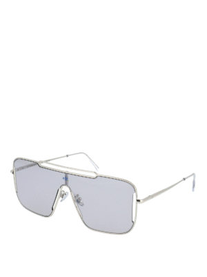 RETROSUPERFUTURE: sunglasses - Squared silver sunglasses
