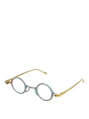 RIGARDS: Glasses - Two-tone copper eyeglasses